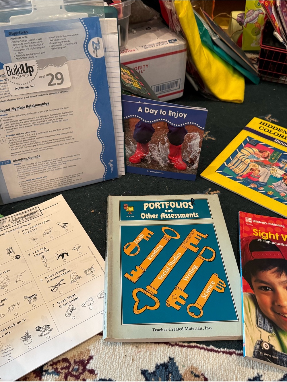 Teacher Created Materials Portfolios and Other Assessments Book - Blue